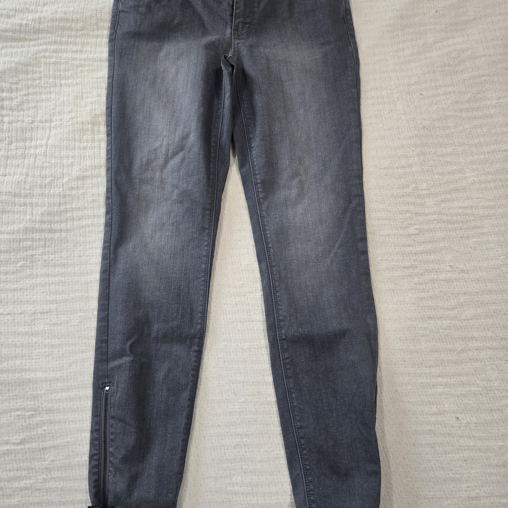 White House Black Market Charcoal Skinny Jeans